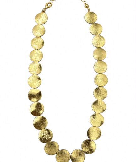Özel Seri İri Plaka Kolye Gold